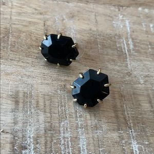 Kendra Scott Black and Gold Stud
